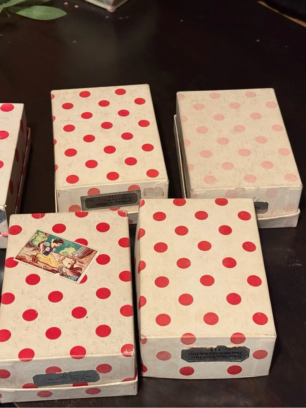 Nancy Ann Doll Boxes 113 117 122 120 132 1940s